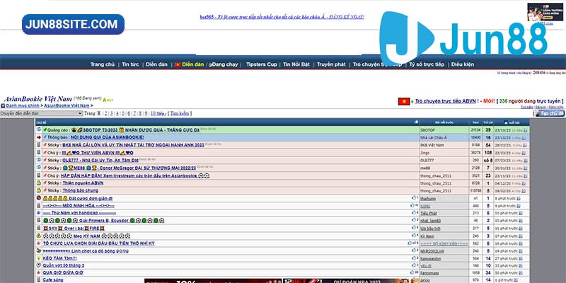 Đôi nét về diễn đàn cá độ bóng đá Asianbookie